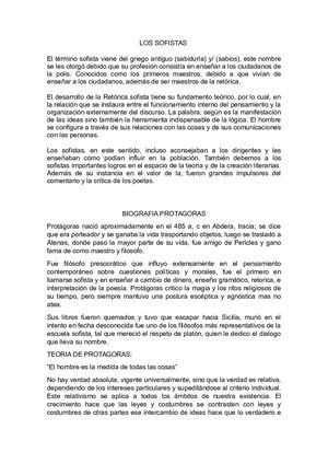 Biografia Protagoras