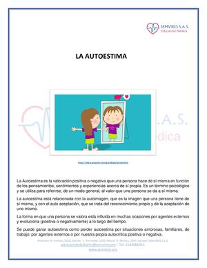 La Autoestima
