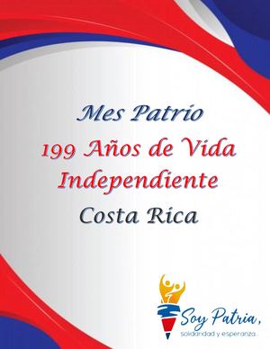 199 Años De Vida Independiente Mes Patrio