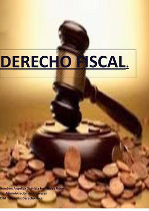 Derecho Fiscal