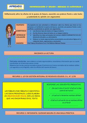 ACTIVIDAD COMPLEMENTARIA