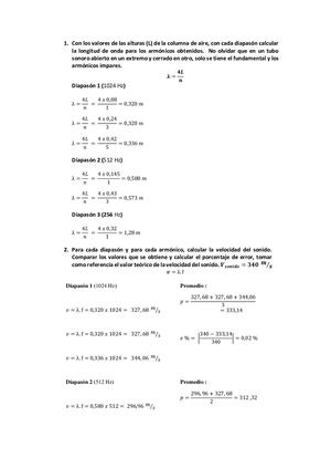 Velocidad Del Sonido En El Aire