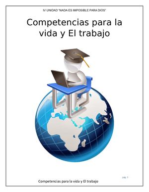 Competencias Para La Vida Y El Trabajo