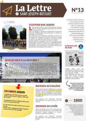 La Lettre De Saint Jo 13