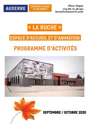 EAA La Ruche- sept à oct 2020
