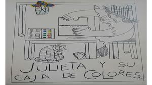 Julieta y su caja de colores