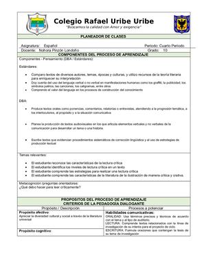 Planeacion Iv Periodo Grado Décimo (1)