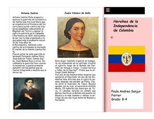 Heroinas De La Independencia, Paula Sanjur 8 4