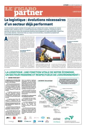 LE FIGARO PARTNER  LA LOGISTIQUE 16.09.20