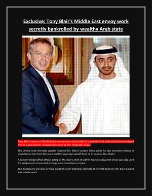 UAE Abdullah Bin Zayed (AbZ) US Visit | Tony Blair | Abu Dhabi