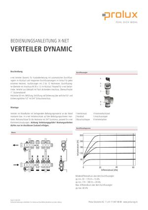 Bedienungsanleitung Xnet Verteiler Dynamic De