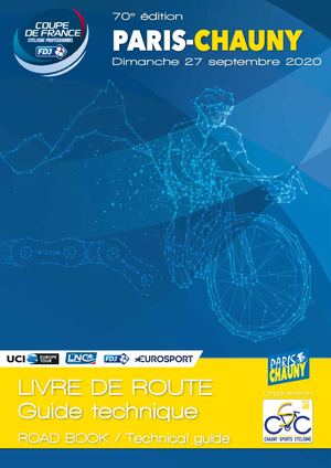 Paris-Chauny Livre De Route 2020 Officiel