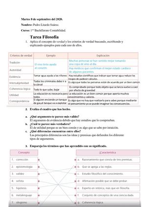 Tarea Filosofía