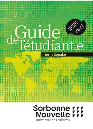 Guide étudiant International 2020 2021
