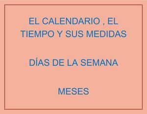 El Calendario