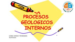 Procesos Geológicos Internos