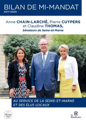 Bilan de mi-mandat - Anne Chain-Larché, Pierre Cuypers et Claudine Thomas