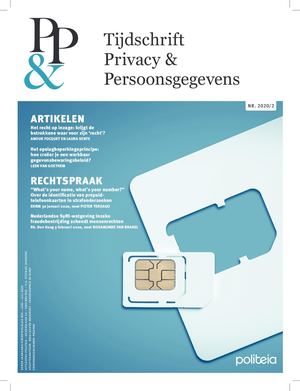 Tijdschrift privacy & persoonsgegevens