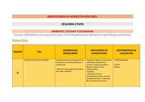 Aprendizajes Prioritarios