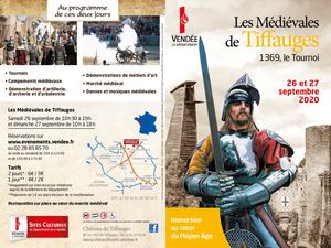 Flyer Medievales Tiffauges 2020