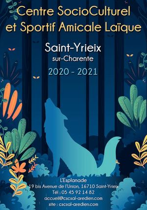 Plaquette CSCS Amicale Laïque Saint-Yrieix