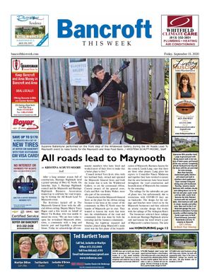 Bancroft This Week September 18, 2020