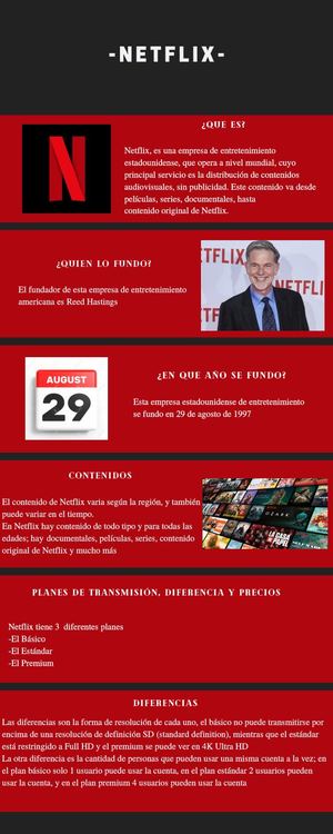 Infografia Netflix