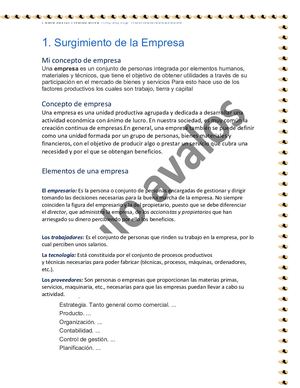 1 Surgimiento De La Empresa
