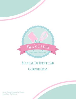 Manual Grafico Bea's Cake