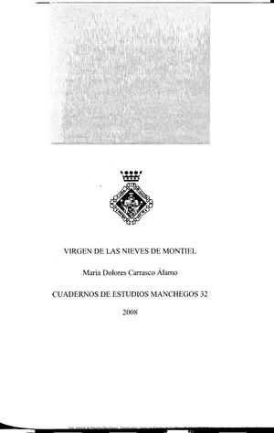 Virgen de las Nieves de Montiel por Dolores Carrasco Álamo