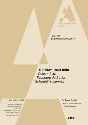 CERNAY, Ochsenfeld, Faubourg de Belfort, Schweighauserweg (d)