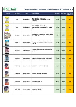 Catalogue Promo Pet Planet (Enregistré Automatiquement)