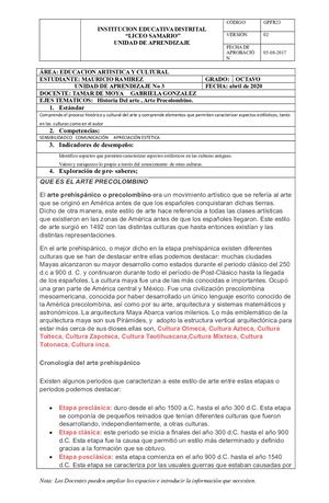 Arte Precolombino Mauricio Ramirez