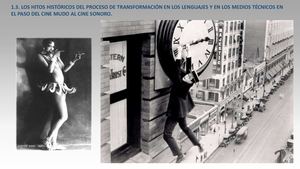 Bloque 1 3 Del Cine Mudo Al Cine Sonoro