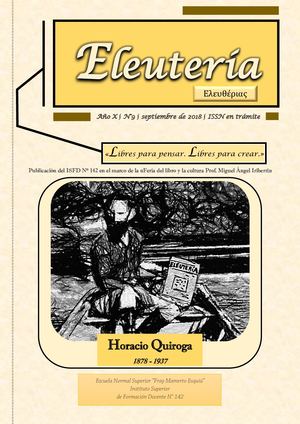 Eleutería N°9 [2018]
