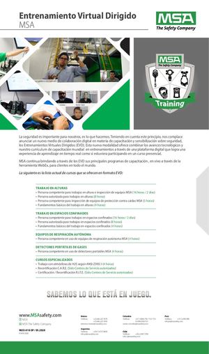 Entrenamiento Virtual Dirigido Msa Lar