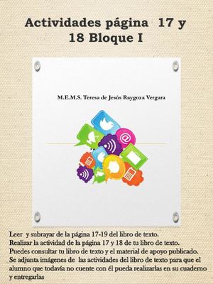 Actividades Páginas 17 Y 18 Resuelta