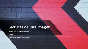 Lecturas De Una Imagen 4to Nticx