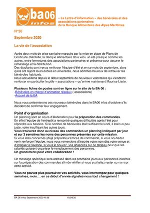 Ba 06 Infos N 36 Septembre 2020 (1)