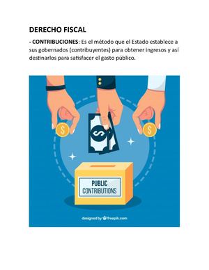 Derecho Fiscal