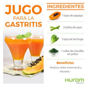 Jugos para la gastritis