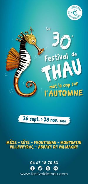 Programme du 30e Festival de Thau 2020 en automne