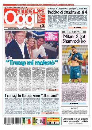 America Oggi 18 Settembre 2020