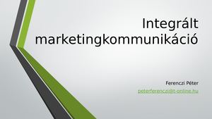 Integrált Marketingkommunikáció Btl Kurzus Ppt 3