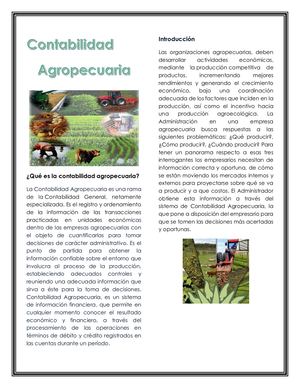 Contabilidad Agropecuaria