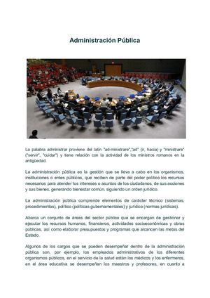Administracion Pública