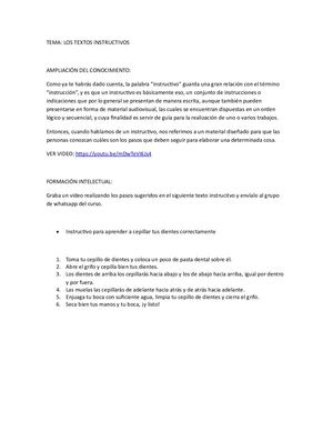 Textos Instructivos