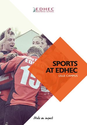 Sports@EDHEC LIlle leaflet