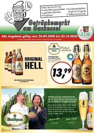 Getraenkemarkt am Gaskessel Flyer ab 24.9.2020