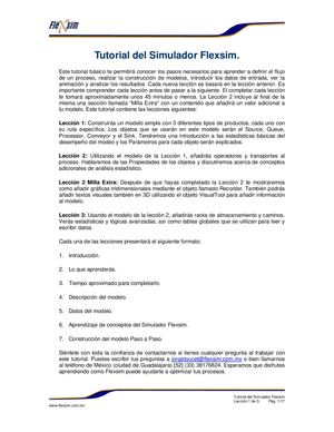 Tutorial Flexsim